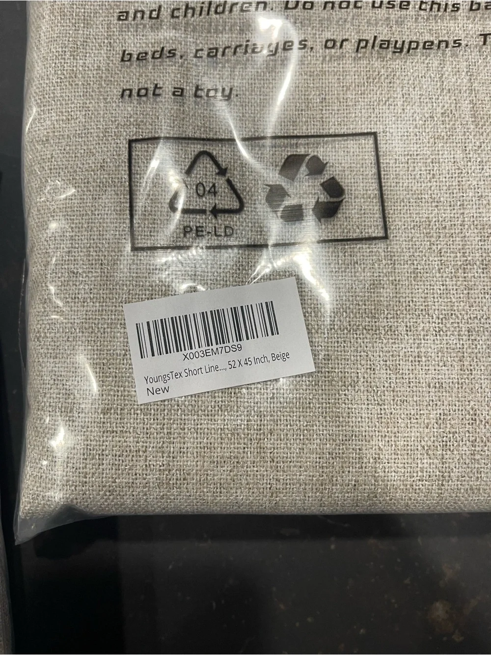 Neutral Textured Thermal Blackout Curtain Panel - Home Accents